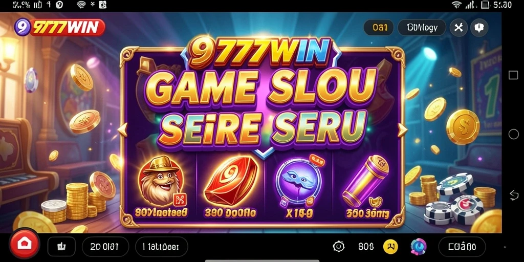 Tampilan gameplay menarik dari slot 9777WIN.