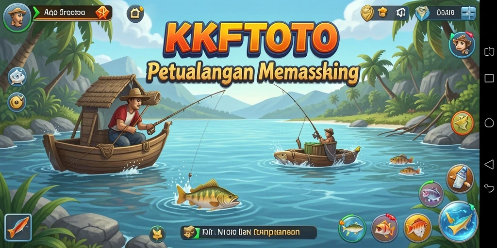 Screenshot utama KPKTOTO menampilkan pengalaman memancing yang mendebarkan.