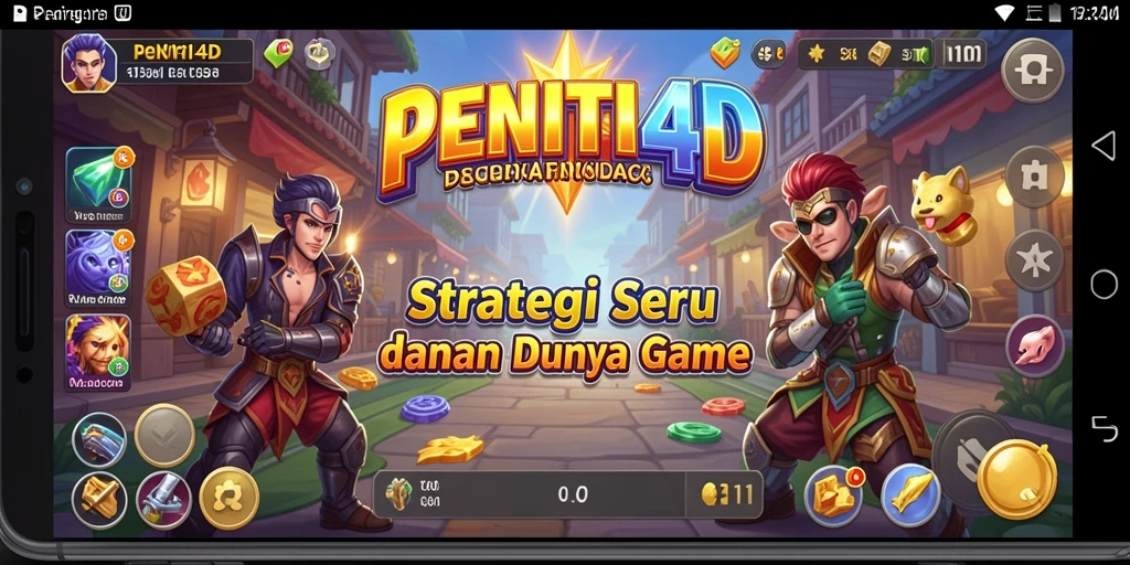 Tampilan gameplay seru dan mendalam di PENITI4D.