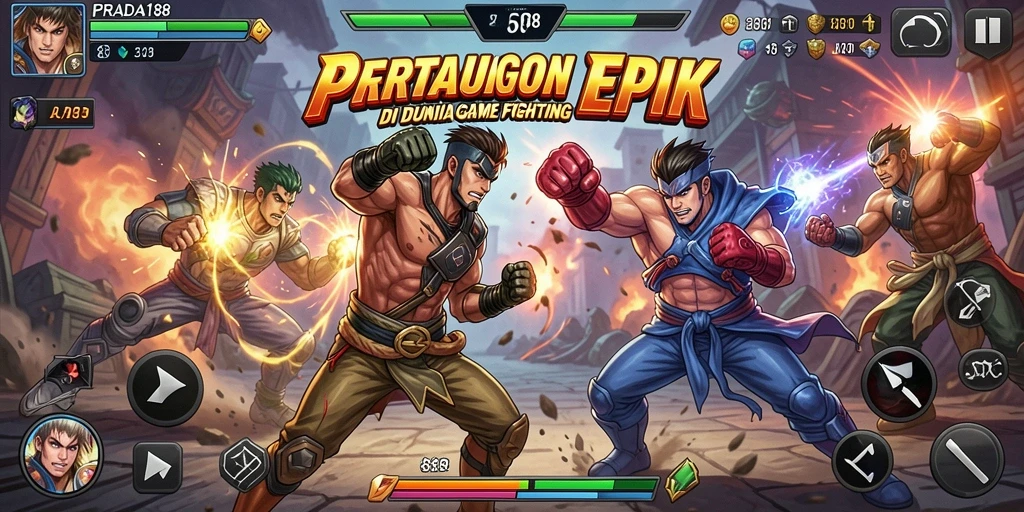 Screenshot PRADA188 menunjukkan aksi pertarungan yang mendebarkan.